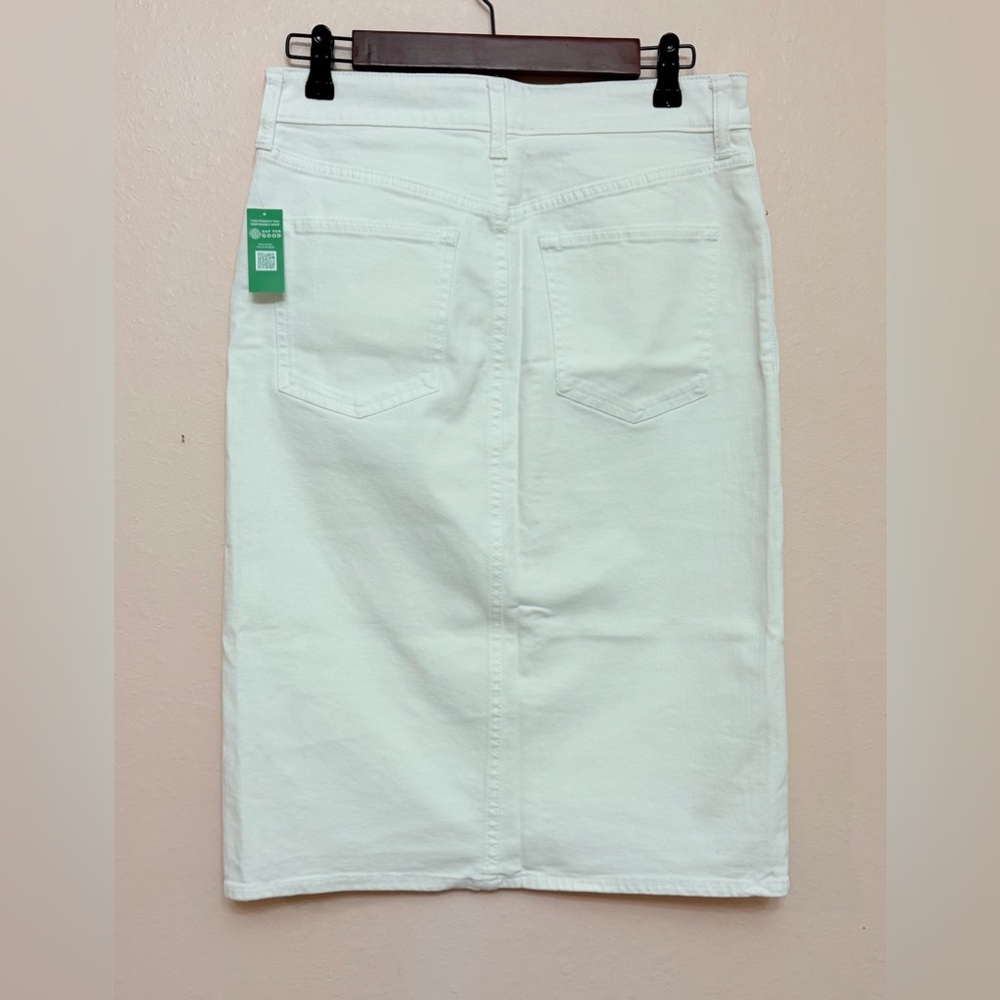 GAP Factory Denim Midi Pencil Skirt - Picture 3 of 4